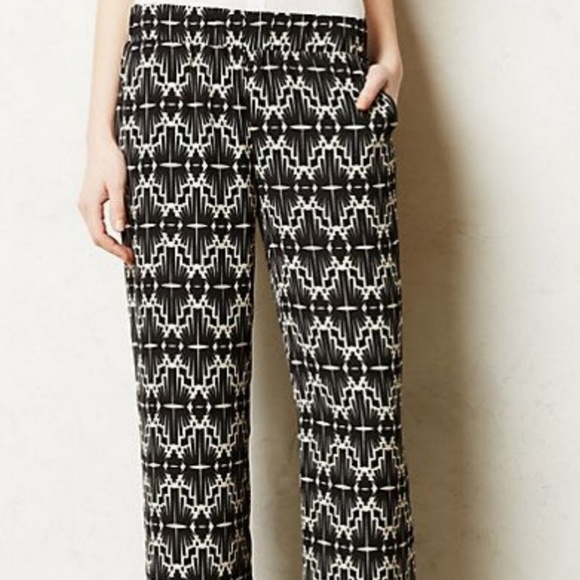Anthropologie Chloe Oliver Wide Leg XL pants - Picture 2 of 5